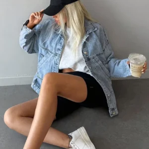 Women's Oversized Loose Denim Jacket